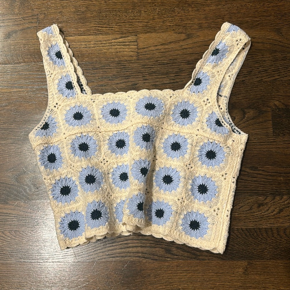 Boho Knit Crop Top ✨